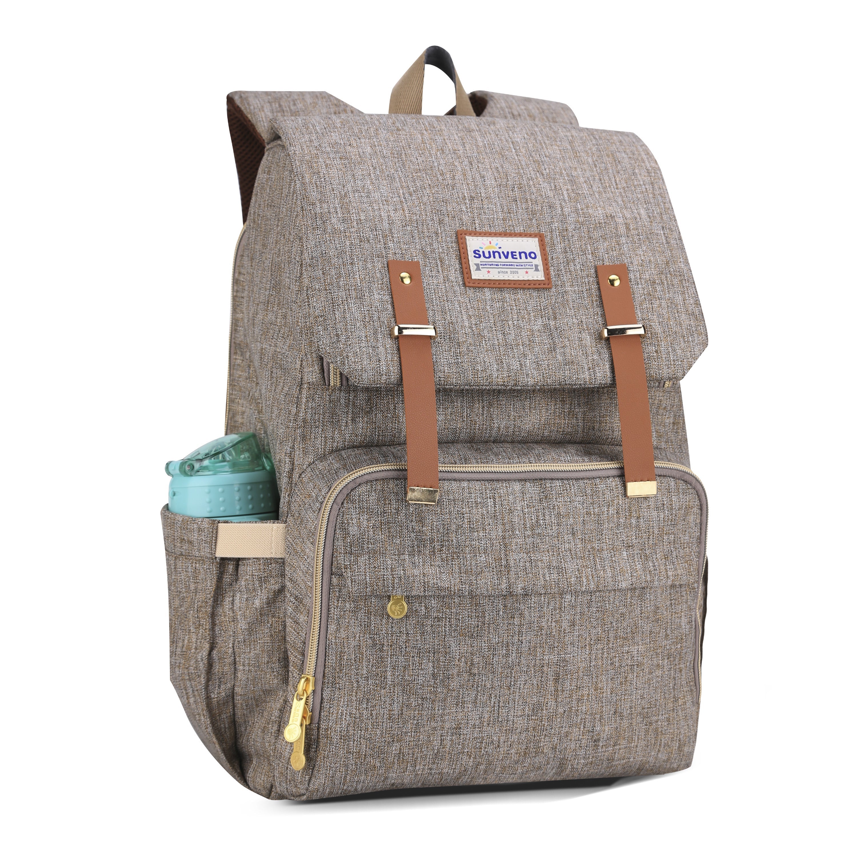 Canvas Diaper Backpack-5