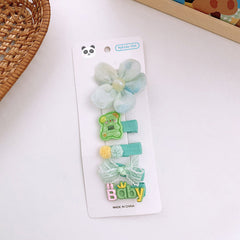 Versatile Hair Accessory For Babies: Colorful Small Butterfly Bow Hair Clip Sets