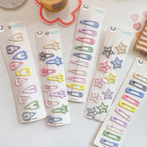 Enchanting Colorful Collection: Dreamy Hair Clip Accessories In A Magical Color Palette Sets For Babies