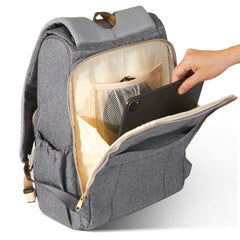 Canvas Diaper Backpack-2