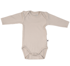 Bamboo Baby Long Sleeve Body - GREY