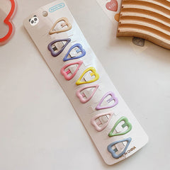 Enchanting Colorful Collection: Dreamy Hair Clip Accessories In A Magical Color Palette Sets For Babies