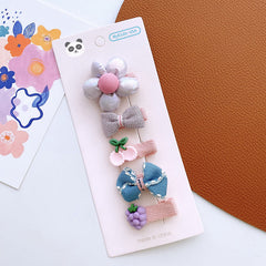 Versatile Hair Accessory For Babies: Colorful Small Butterfly Bow Hair Clip Sets