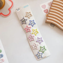 Enchanting Colorful Collection: Dreamy Hair Clip Accessories In A Magical Color Palette Sets For Babies