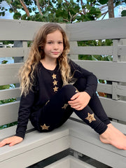 Long Sleeve Leopard Stars