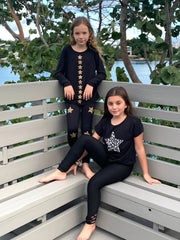 Long Sleeve Leopard Stars