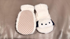 Thickened Winter Toddler Walking Socks – Mid-Calf Anti-Slip Cartoon Baby Floor Shoe Socks