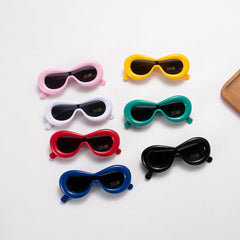 Kids Cool Colorful Sun Protection Outgoing Sunglasses