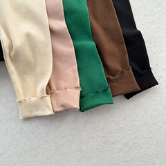 Children's Solid Color Leggings Girls Kindergarten Trousers