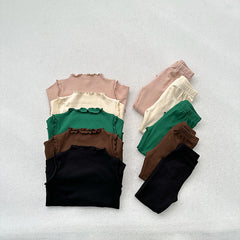 Children's Solid Color Leggings Girls Kindergarten Trousers