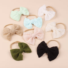 Baby Simple Style Bow Tie Hair Tape For Children.