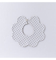 Adorable Simple Pattern Cotton Snap-on Flowers Shaped Bib