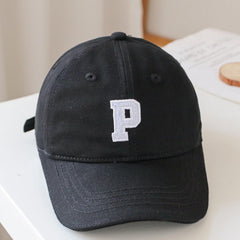 Baby Solid Color Embroidered Design Fashion Sunshade Baseball Hats