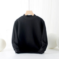 Baby Solid Color Thickened Autumn Basic Hoodies