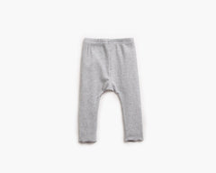 Baby Girl Solid Color Pants Leggings With Bow Decoration