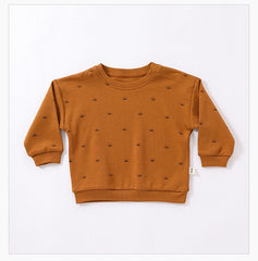 Baby Boy And Girl Print Pattern Cotton Hoodie Combo Trousers Sets