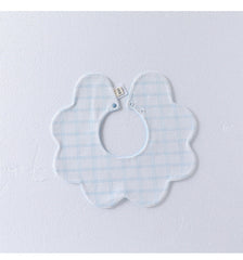 Adorable Simple Pattern Cotton Snap-on Flowers Shaped Bib
