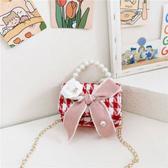 Stylish And Versatile Carry-On Girls Portable Red Crossbody Handbag