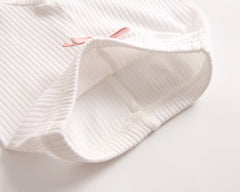 Baby Girl Solid Color Pants Leggings With Bow Decoration