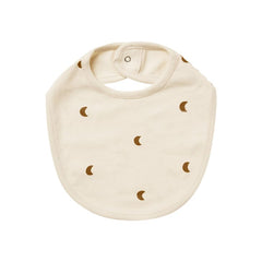 Baby Printed Pattern Covered Button Design Pure Cotton Bibs