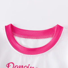 MyKids-USA Spring and Autumn Baby Kids Girls Cartoon Pattern Long Sleeves Pajamas Clothing Set