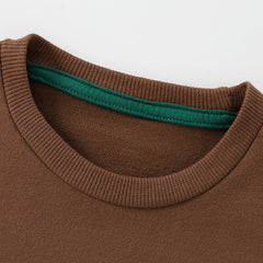 Baby Boy Excavator Pattern Long Sleeve Quality Fashion Hoodie