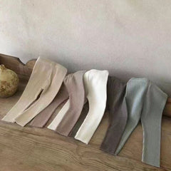 Solid Color Soft Cotton Comfy Leggings