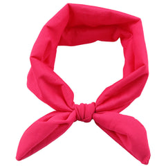 Newborn Baby Solid Color Bunny Ear Shape Elastic Headband