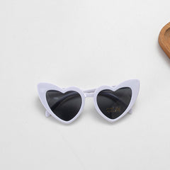 Kids Heart Shape Decoration Sunglasses