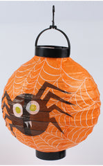 Halloween 4 pieces Set Handheld Halloween Pumpkin Paper Lantern Hanging Light-Up Pendant