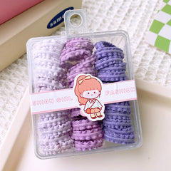 Soft And Comfortable Basic Hairband For Kids With Mushroom Edges 39-Piece Set