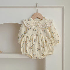 Adorable Baby Lace Collar Onesies or Floral Pattern Girls Dress