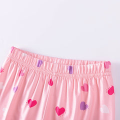 MyKids-USA Spring and Autumn Baby Kids Girls Cartoon Pattern Long Sleeves Pajamas Clothing Set