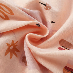 Baby Girl Cartoon Bunny Print Pattern Soft Cotton Comfortable Shirt