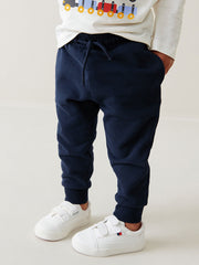 Spring And Autumn Boys Cartoon Vehicles Pattern Long Sleeves Top T-Shirt And Solid Color Pants Clothing Set