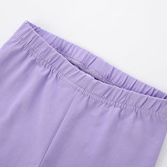 Autumn Arrival Baby Kids Girls Rainbows Pattern Casual Pants