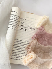 Summer Super Thin Breathable Socks For Girls: Baby Girls Solid Color Socks