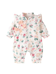Autumn Baby Girl Style Home Clothes Romper