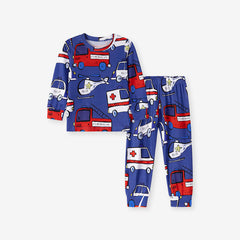 Emergency Rescue Kids Pajama Set – Long Sleeve Shirt and Pants
