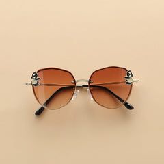 Kids Boy And Girl Cartoon Animal Shape Round Frame Fashion Sunglasses