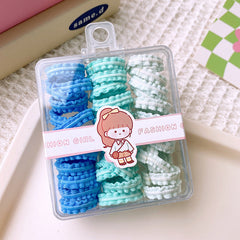 Soft And Comfortable Basic Hairband For Kids With Mushroom Edges 39-Piece Set