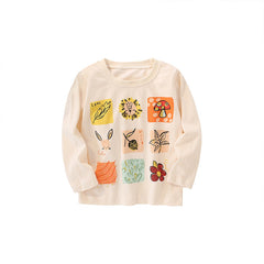 Baby Girl Print Pattern Thin Style Autumn Style Shirt