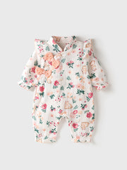 Autumn Baby Girl Style Home Clothes Romper