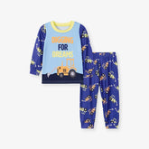 Spring and Autumn Baby Kids Boys Cartoon Pattern Long Sleeves Top and Pants Casual Clothing Set