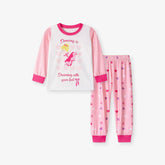 MyKids-USA Spring and Autumn Baby Kids Girls Cartoon Pattern Long Sleeves Pajamas Clothing Set