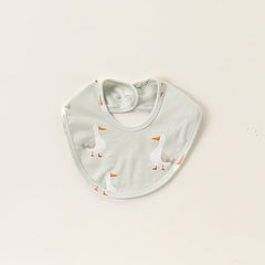 Adorable Cartoon Cotton Snap-on Bib