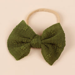 Baby Simple Style Bow Tie Hair Tape For Children.