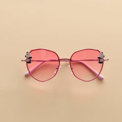 Kids Boy And Girl Cartoon Animal Shape Round Frame Fashion Sunglasses