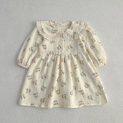Adorable Baby Lace Collar Onesies or Floral Pattern Girls Dress