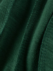 Boys Solid Color Green Soft Casual Style Shorts